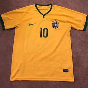 Nike Brazil Neymar #10 large jersey